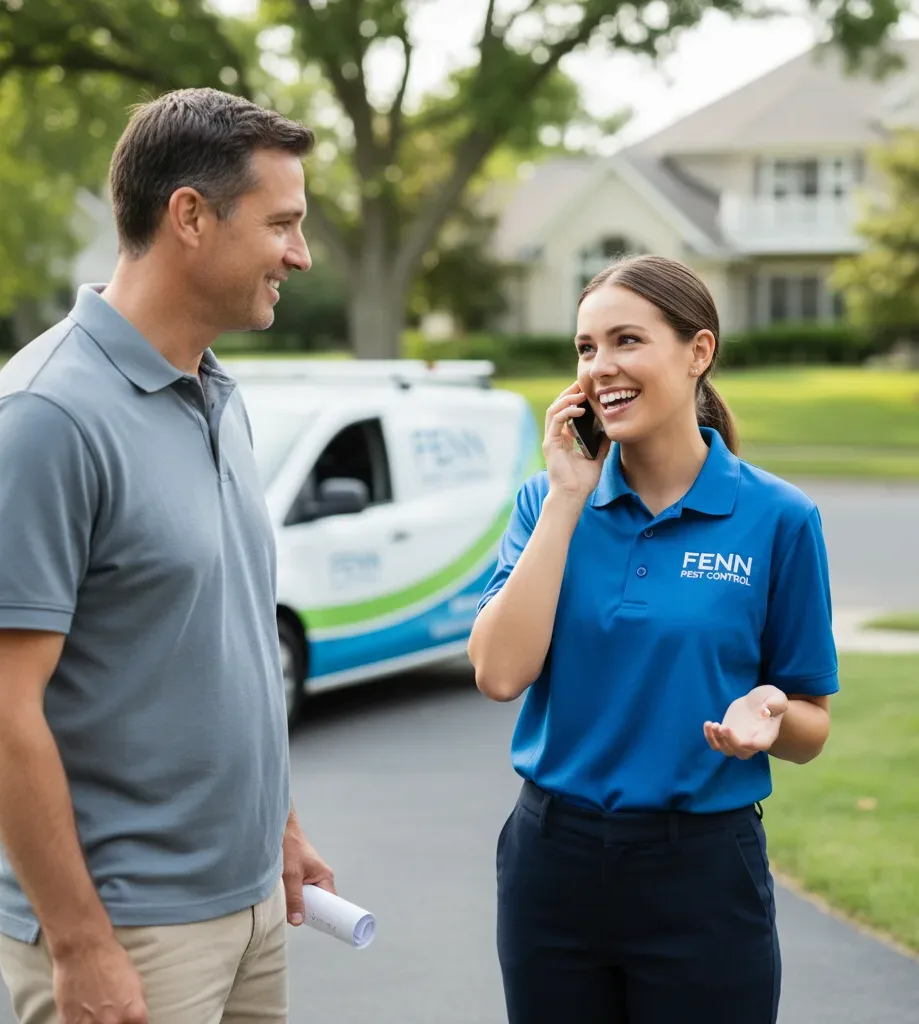 Fenn Pest Control customer support in Fletcher
